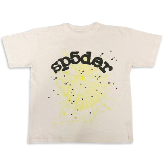 Beige Color T-shirt with Black Printed Beige Color T-shirt with Black Printed