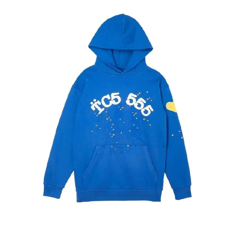 TC5 Printed Hoodie – Blue TC5 Printed Hoodie – Blue