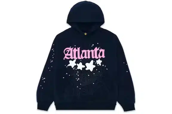Navy Sp5der Atlanta Hoodie Navy Sp5der Atlanta Hoodie