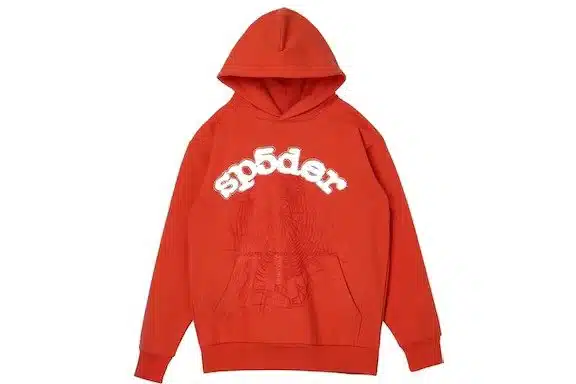 Orange Sp5der Websuit Hoodie Orange Sp5der Websuit Hoodie
