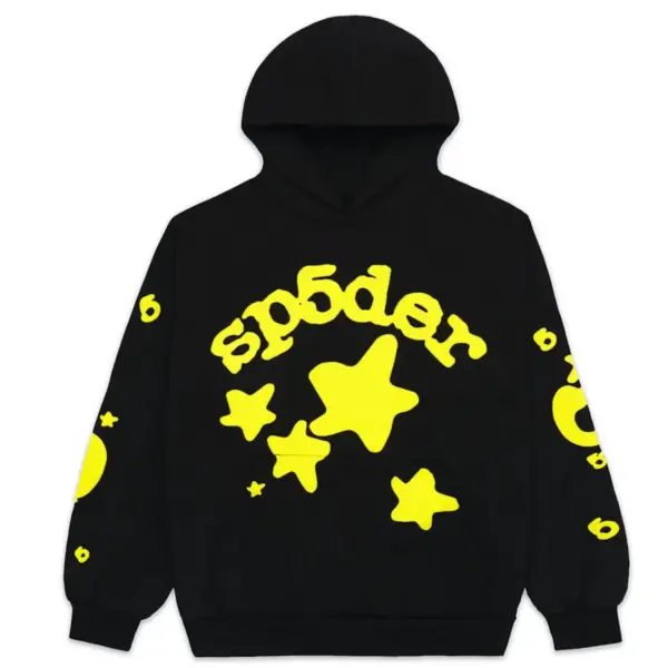 Sp5der-Beluga-Hoodie-OnyxYellow-1-600x600 Sp5der Beluga Hoodie Onyx/Yellow