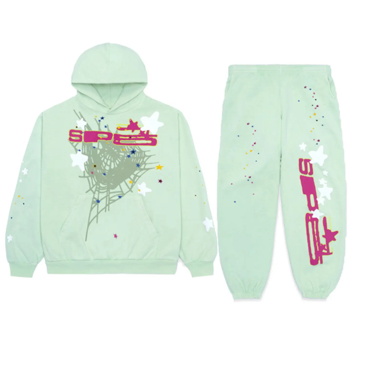 Sp5der SP5 Tracksuit Mint Sp5der SP5 Tracksuit Mint
